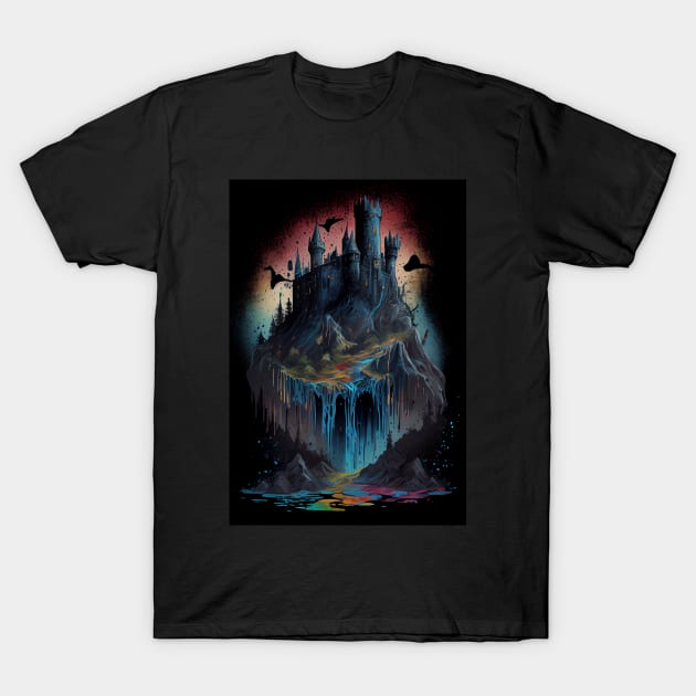 The Cursed Castle T-Shirt by UVCottage